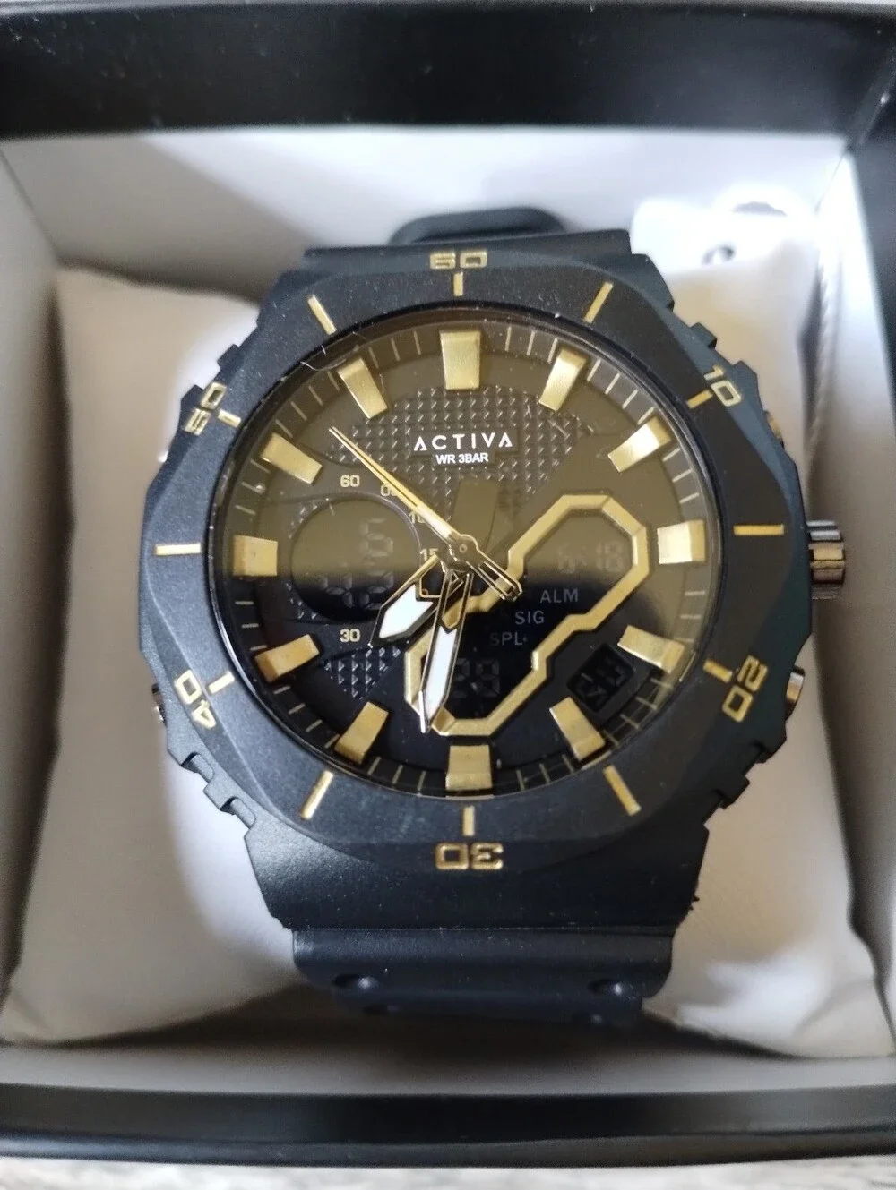 Activa Exon X Invicta Digital Men's Watch - 48mm. Black (ACW8120-003)